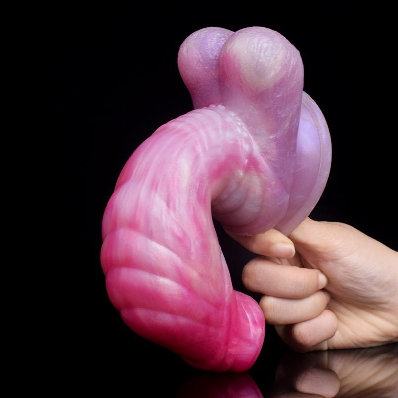 Sakura Dragon Dildo with Spiral Shaft – Fantasy G-Spot Stimulator - BeastGasm